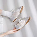 2023 Women Sneaker Sports Shoes Breathable Thick Heels Sneakers