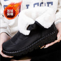 Warm Women's Snow Boots Women's Velcro Waterproof European Size 44 Women's Boots Casual Women's Shoes