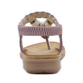 Cilool  Sandals Bohemian Rhinestone Comfortable  Holiday Shoes BS17