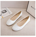 Cilool  Casual Comfort Dressy Flats For Wedding Bling Sparkly Bridal Shoes CF402