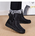 Warm ladies snow boots hook and loop waterproof women&#039;s boots casual women&#039;s shoes