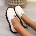 Cilool  Slip Ons Woman Flats Comfy Nurse Wide Fit  Loafers