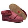 Cilool Wool Upper Adjustable Velcro Easy Wear Shoes - NW6028
