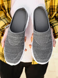 Unisex Summer Casual Slip On Half Shoes Summer Casual Mesh Comfortable Shoes