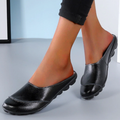 Cilool Slippers Wear Leather Soft Soles And Comfortable Flat Shoes