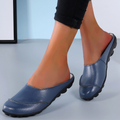 CiloolSlip on loafers Slippers Wear Leather Soft Soles And Comfortable Flat Shoes