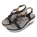 Cilool  Sandals Bohemian Rhinestone Comfortable  Holiday Shoes BS11