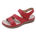 Cilool Casual Lightweight Vintage Wedge Comfort Sandals