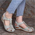 Summer soft-soled Baotou hook and loop women's shoes
