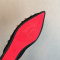 Cilool Joker Rhinestone Pointed Flat-bottomed  Slippers