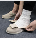 Cilool Plus Size Wide Diabetic Shoes For Swollen Feet Width Shoes-NW021