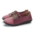 Cilool women's shoes Middle-aged and elderly people with one foot and one pedal flat shoes