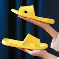 New Slippers Women Summer Thick Bottom Indoor Home Couples Home Bathroom Non-Slip Soft Ins Tide to Wear Cool Slippers