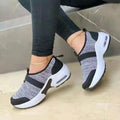 Women's Arch Fit Sneakers Platform Color Matching Breathable Wedges  Walking Sneakers