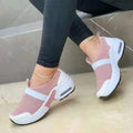 Women's Arch Fit Sneakers Platform Color Matching Breathable Wedges  Walking Sneakers
