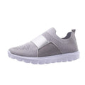 Mesh Flat Breathable Shoes Ladies Weave Knitted Sneakers Simplicity Chaussures Plates