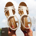 Cilool slope heel women sandals summer new national style