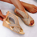 Summer New European Fashion Casual Bag Heel Zipper Roman Sandals