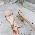 Summer Low Heel Women's sandals Fashion Strap design Princess girl shoes Large size black outer wear slippers