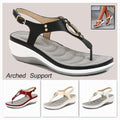Cilool Beach Solid Color Flip Flops For Women Clip Toe Ladies Shoes