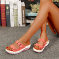 Cilool Summer Women Wedge Open Toe Sandals