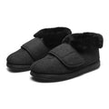 Cilool Wool Upper Adjustable Velcro Easy Wear Shoes - NW6028