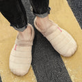Winter Sleeve Lazy Half-Slipper  Wool Casual Warm Shoes