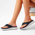 Cilool Women Flip Flop Slides Comfortable T- Strap Slippers