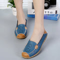 CiloolSlip on loafers Flowers Hollowed Out Casual Shoes