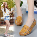 Cilool Flowers Hollowed Out Casual Shoes