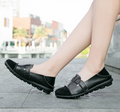 CiloolSlip on loafers Flat Bottom And Low Top Single-shoe