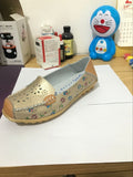 CiloolSlip on loafers Flowers Hollowed Out Casual Shoes