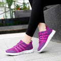 Lightweight Fashion Women Sneakers Lace Up Casual Shoes