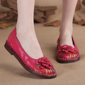 Designer Shoes Women Luxury Flats Handmade Flower Vintage Loafers