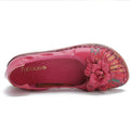 Designer Shoes Women Luxury Flats Handmade Flower Vintage Loafers