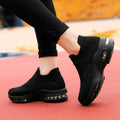Womens Walking Sneaker Air Cushion Travel Work Shoes