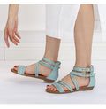 Cilool Cross-Strap Rome Soft Bottom Comfort  Sandals