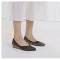 Cilool Ballet Wedge Crystal Diamond Dress Flats Shoes