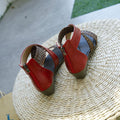 Cilool Woman Rome Hemp Wedges Ladies Zippers Sandals