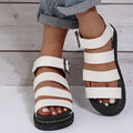 Summer Streetwear Martens Shoes Woman Flats Platform Sandals