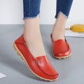 Cilool Round Head Comfy Flat Walking Shoes
