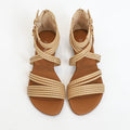 Cilool Cross-Strap Rome Soft Bottom Comfort  Sandals