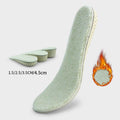 Winter Warm Insole Thermal Thickened  Wool Height Increasing Shoe Pad Unisex Memory Cotton Pad Half Pad