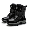 Cilool  Warm Winter Plush Mid-Calf Waterproof Boots