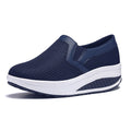 Cilool Slip-on Walking Shoes Mesh Breathe Air Cushion Sock Sneakers