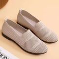 Cilool Weaving Breathable Loafers  Comfortable Walking Casual Flats Shoes WF05