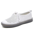 Cilool Breathable Soft Flat Soles Lace Up Shoe