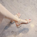 Cilool High Heels With Pearl Fairy Sandals