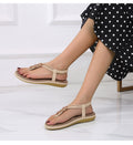 Cilool Bohemia Women Ladies Fashion Flat Sandals