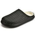 Plus-size cotton slippers couple waterproof home thickening bun toe thickening warm slippers home cover foot cotton shoes men
